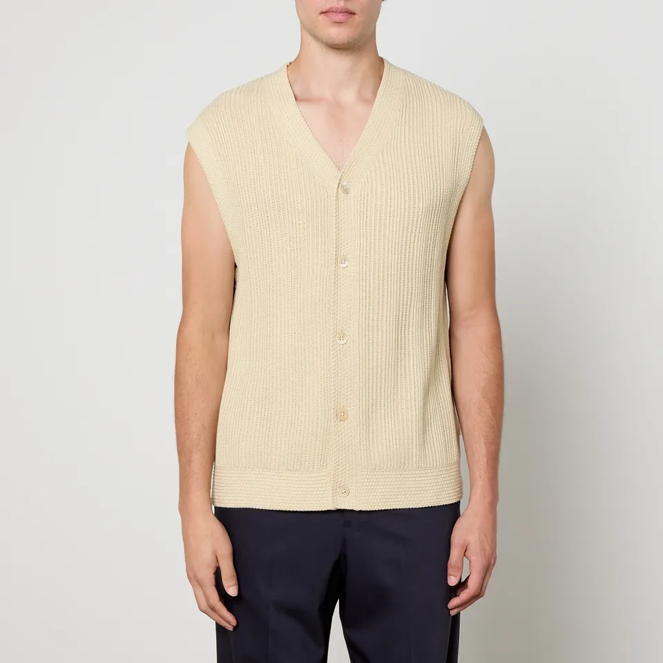 NN.07 Reece Knitted Vest - S | Coggles