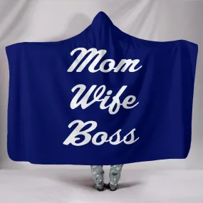 NP Mom Wife Boss Hooded Blanket