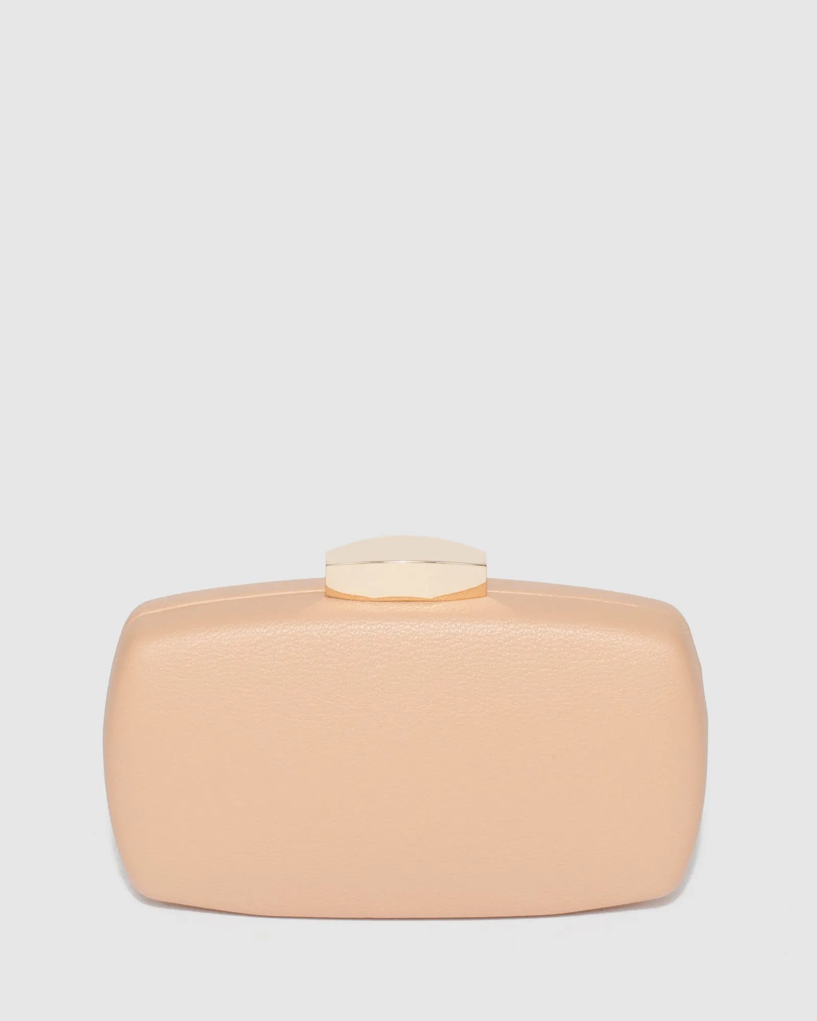 Nude Samara Hardcase Clutch Bag