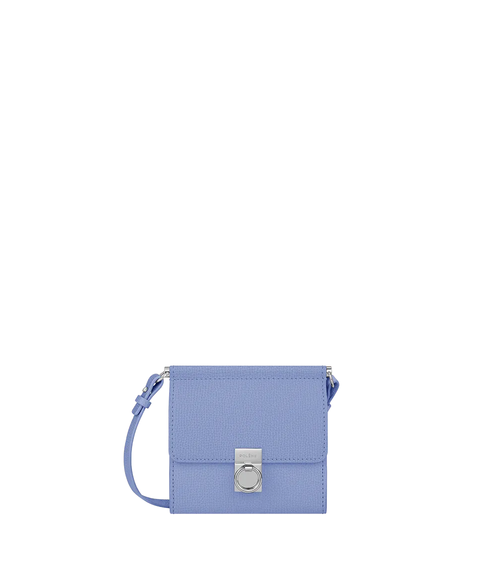 Numéro Sept Crossbody Wallet - Textured Lavender