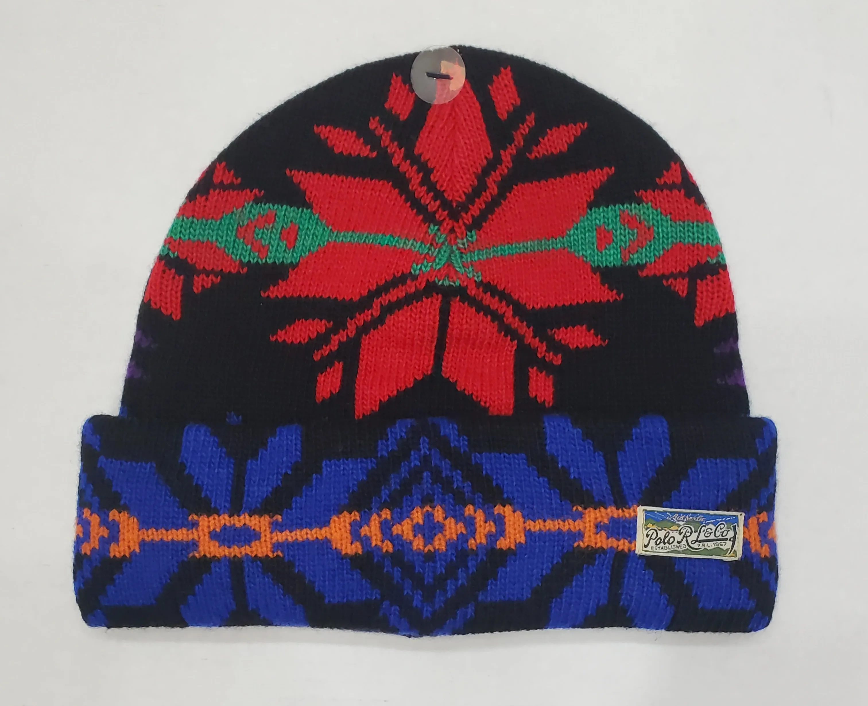 Nwt Polo Ralph Lauren Snowflake Skully