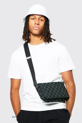 Nylon Quilted Cross Body Bag