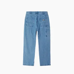 OBEY CLOTHING HARDWORK CARPENTER DENIM LIGHT INDIGO - 142010078