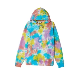 Obey Mini Bold Recycled Tie Dye Pullover Hoodie A.I. Aqua Multi 112470140