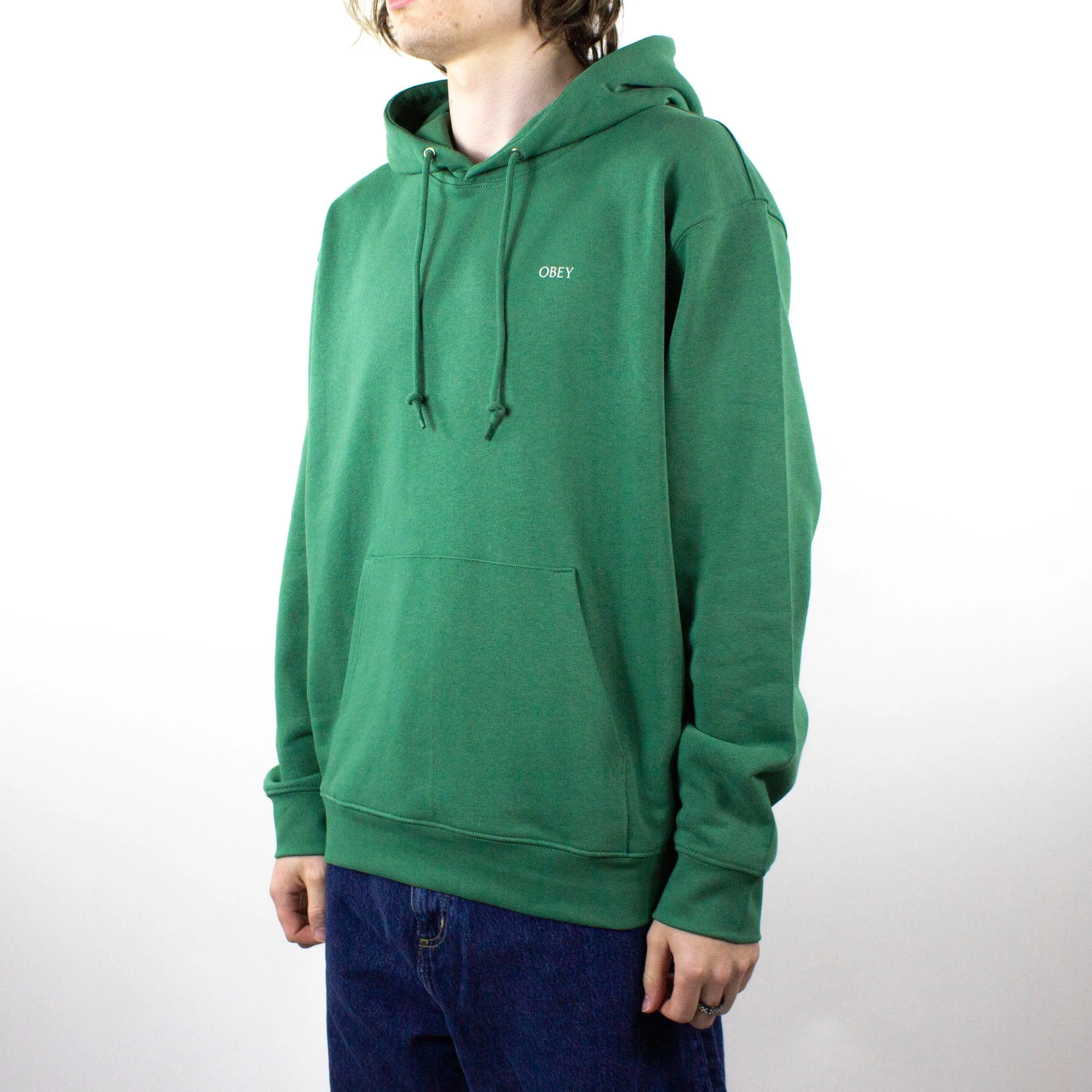 OBEY Torn Icon Face Hoodie - Palm Leaf exclusive at Remix