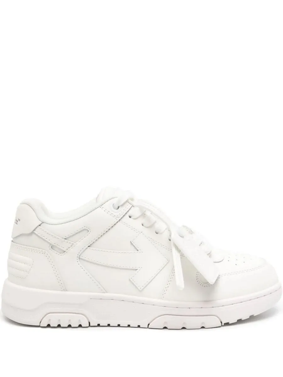 Off White    Off White Out Of Office Leather Sneakers