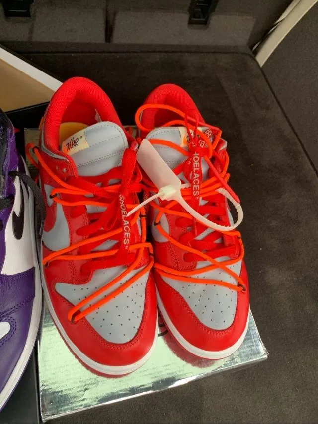 Off-White x Nike Dunk Low University Red