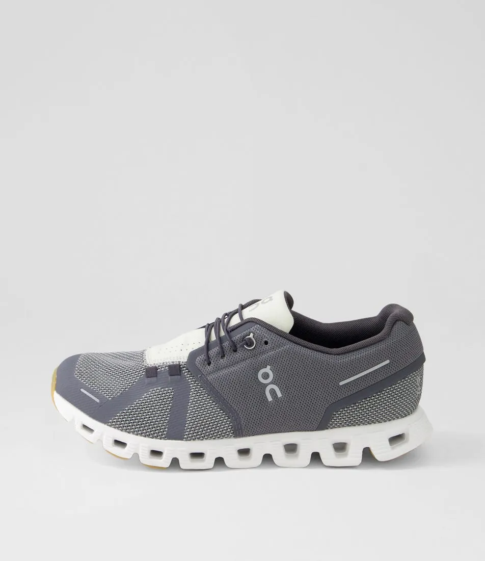 ON Cloud 5 Combo M Rock Ice Mesh Sneakers