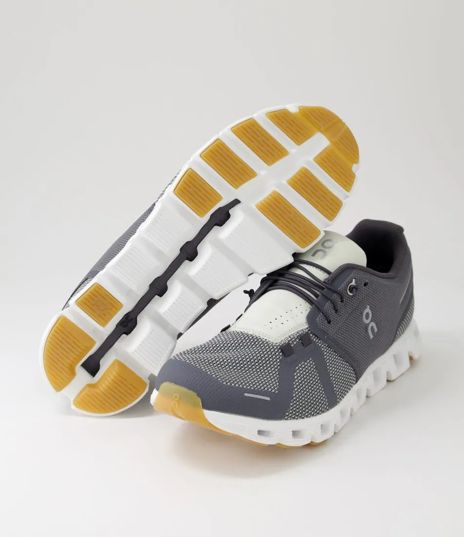 ON Cloud 5 Combo M Rock Ice Mesh Sneakers