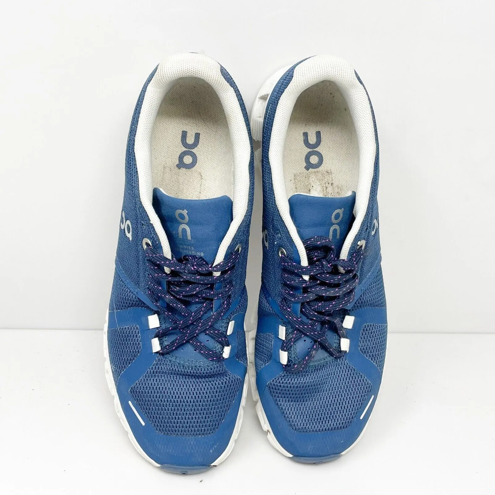 On Womens Cloud 5 Blue Running Shoes Sneakers Size 8.5