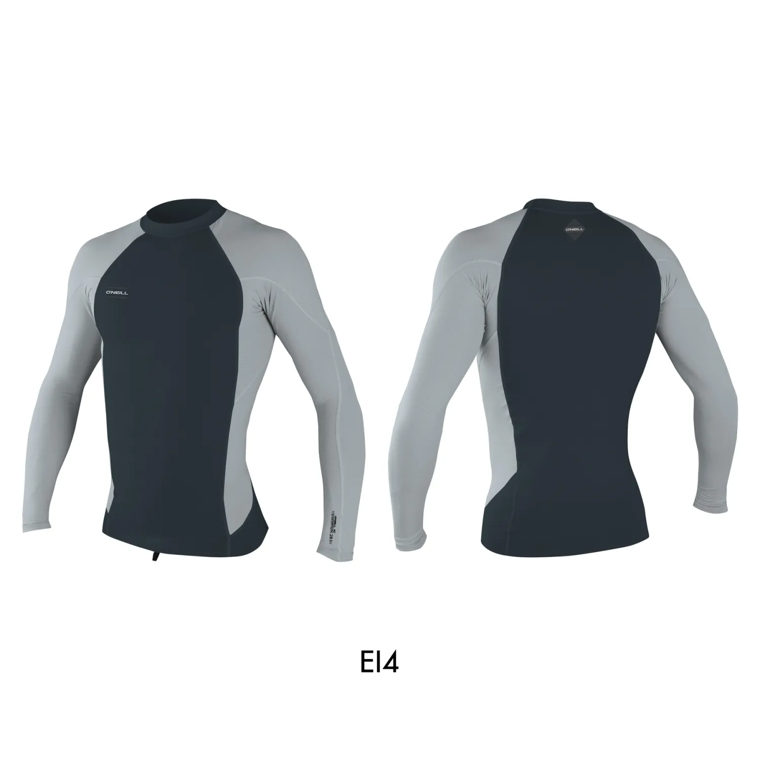 ONeill Hyperfreak 0.5mm Slate Cool Grey Long Sleeve Rash Vest