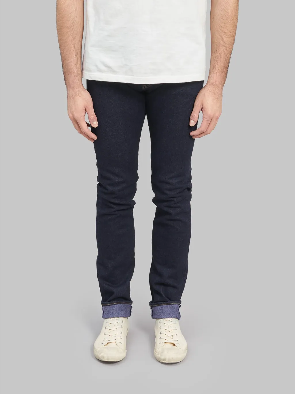 ONI Denim 122S-VIOLET Violet Weft 15oz Stretch Relax Tapered Jeans