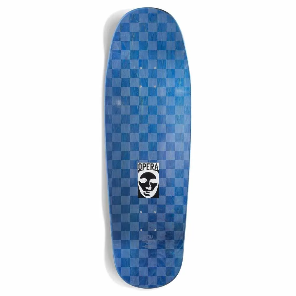 Opera Skateboards Back Stage Ex7 Slick Shield Skateboard Deck Multi Colour 10