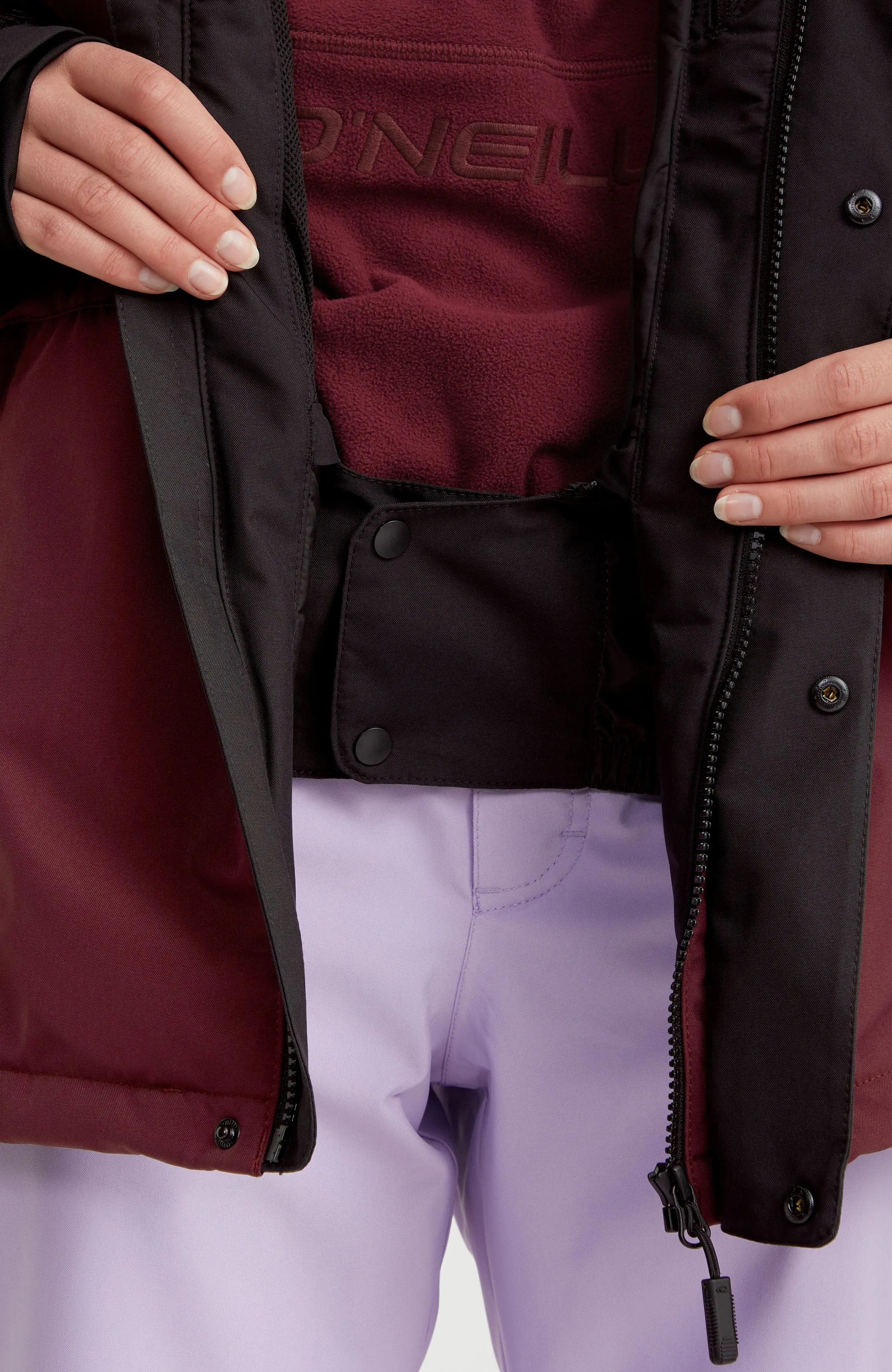 O'Riginals Snow Jacket | Black Out Colour Block