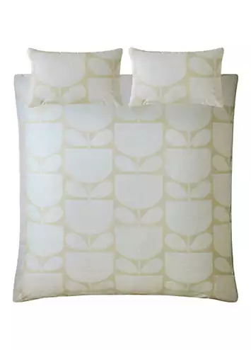 Orla Kiely Block Garden 100% Cotton Percale 200 Thread Count Duvet Cover Set | Kaleidoscope