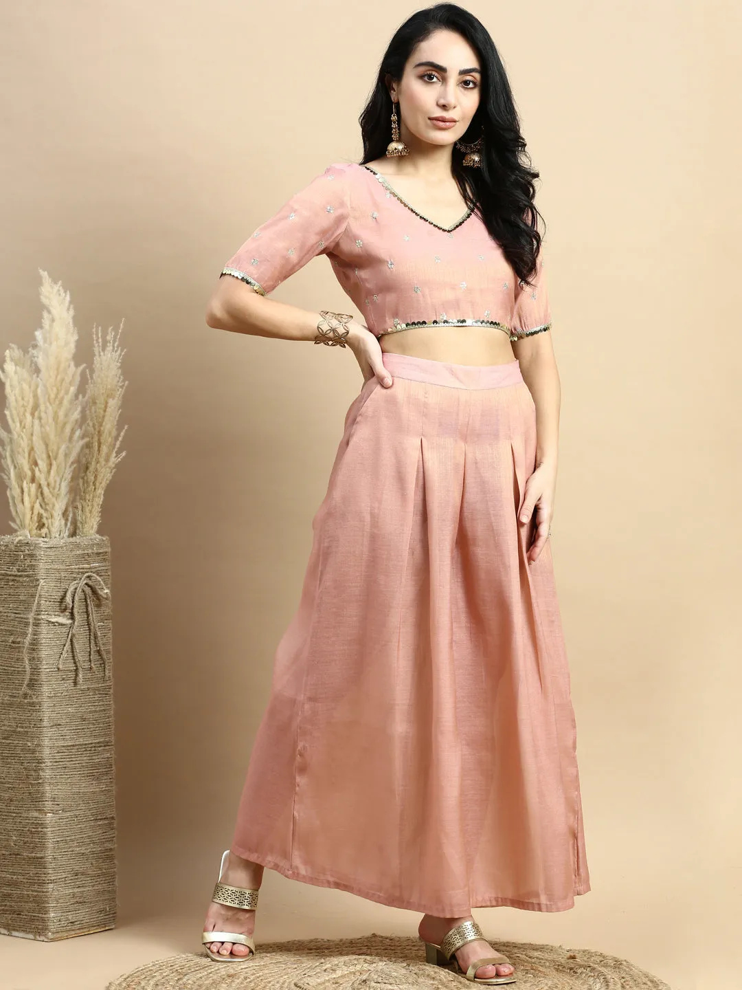 Palazzo-Light Pink