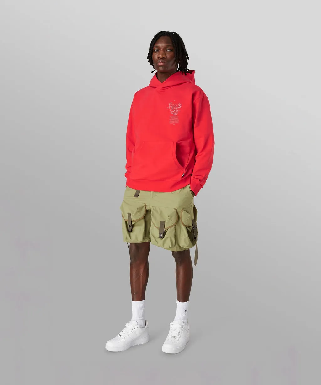 Paper Plane - More Love Tour Hoodie - Coral Red