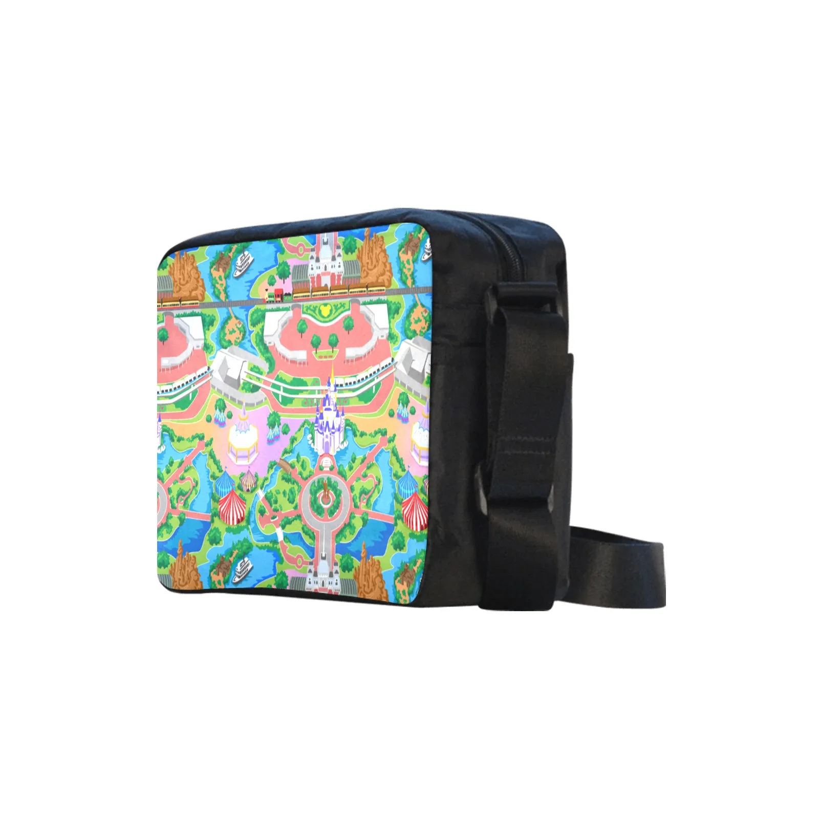 Park Map Classic Cross-body Nylon Bag