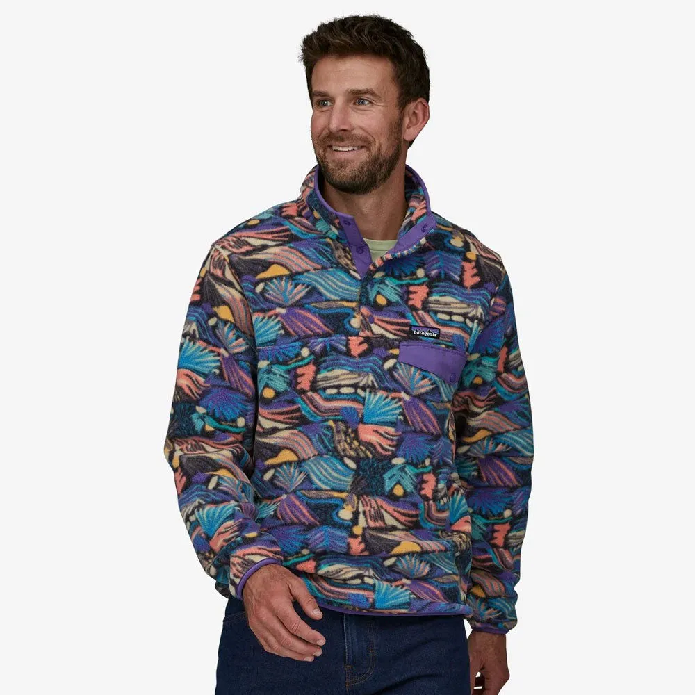 Patagonia Lightweight Synch Snap T Pullover - Joy Pitch Blue