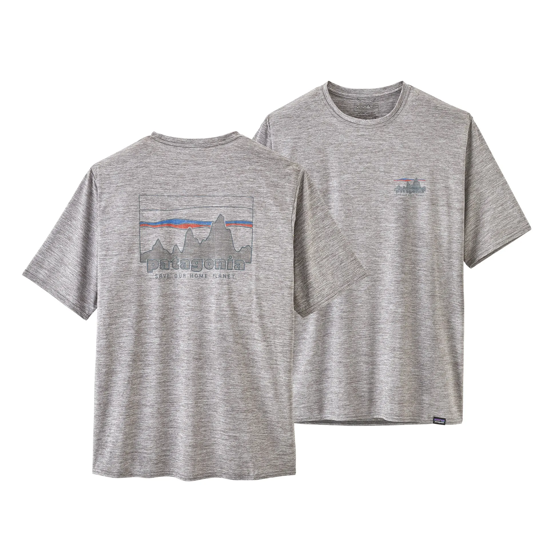 Patagonia Men's Capilene Cool Daily Graphic Tee '73 Skyline / Feather Grey