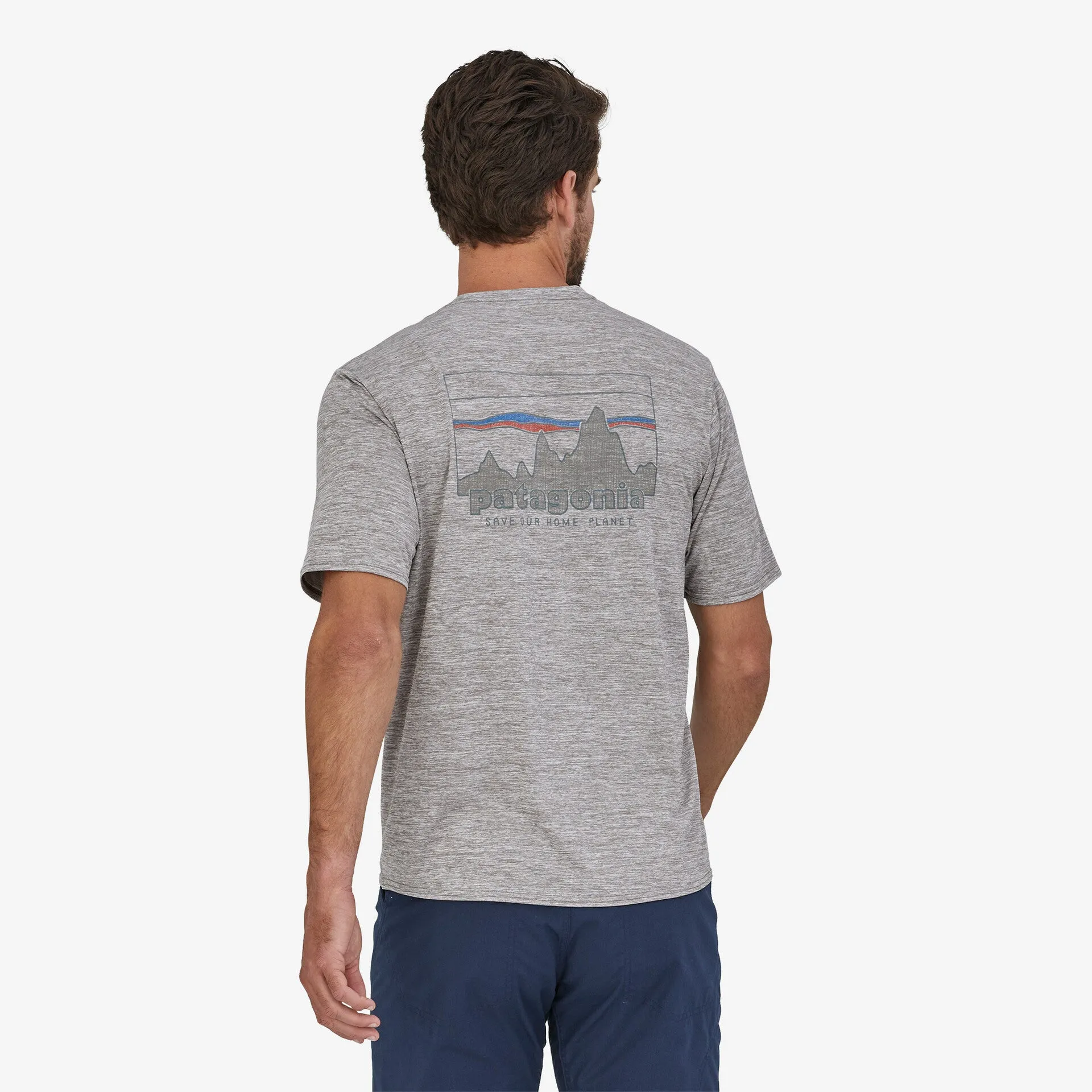 Patagonia Men's Capilene Cool Daily Graphic Tee '73 Skyline / Feather Grey