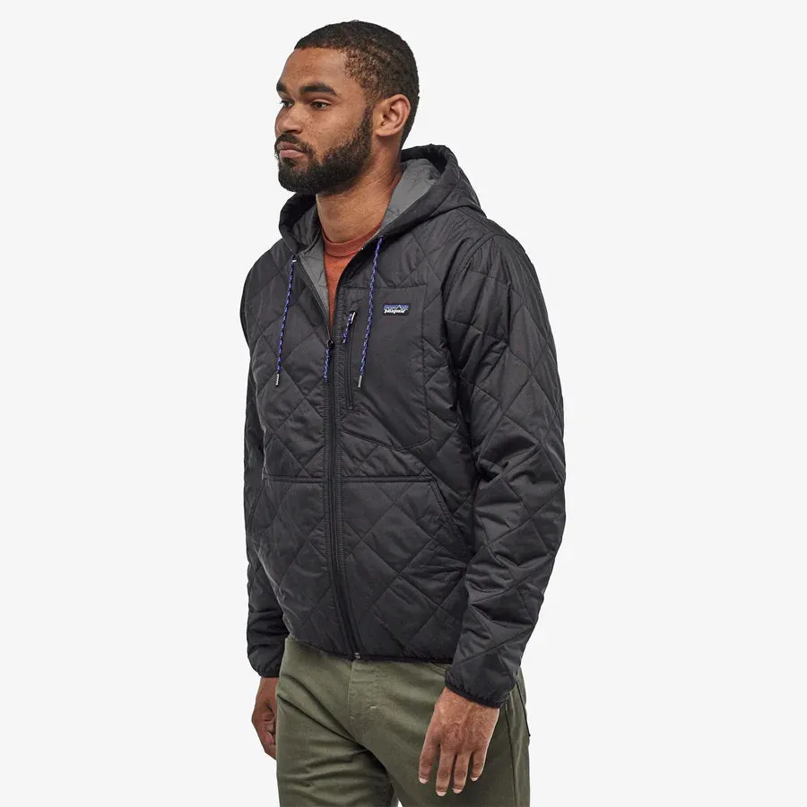 Patagonia Men's Diamond Quilted Bomber Hoody Black