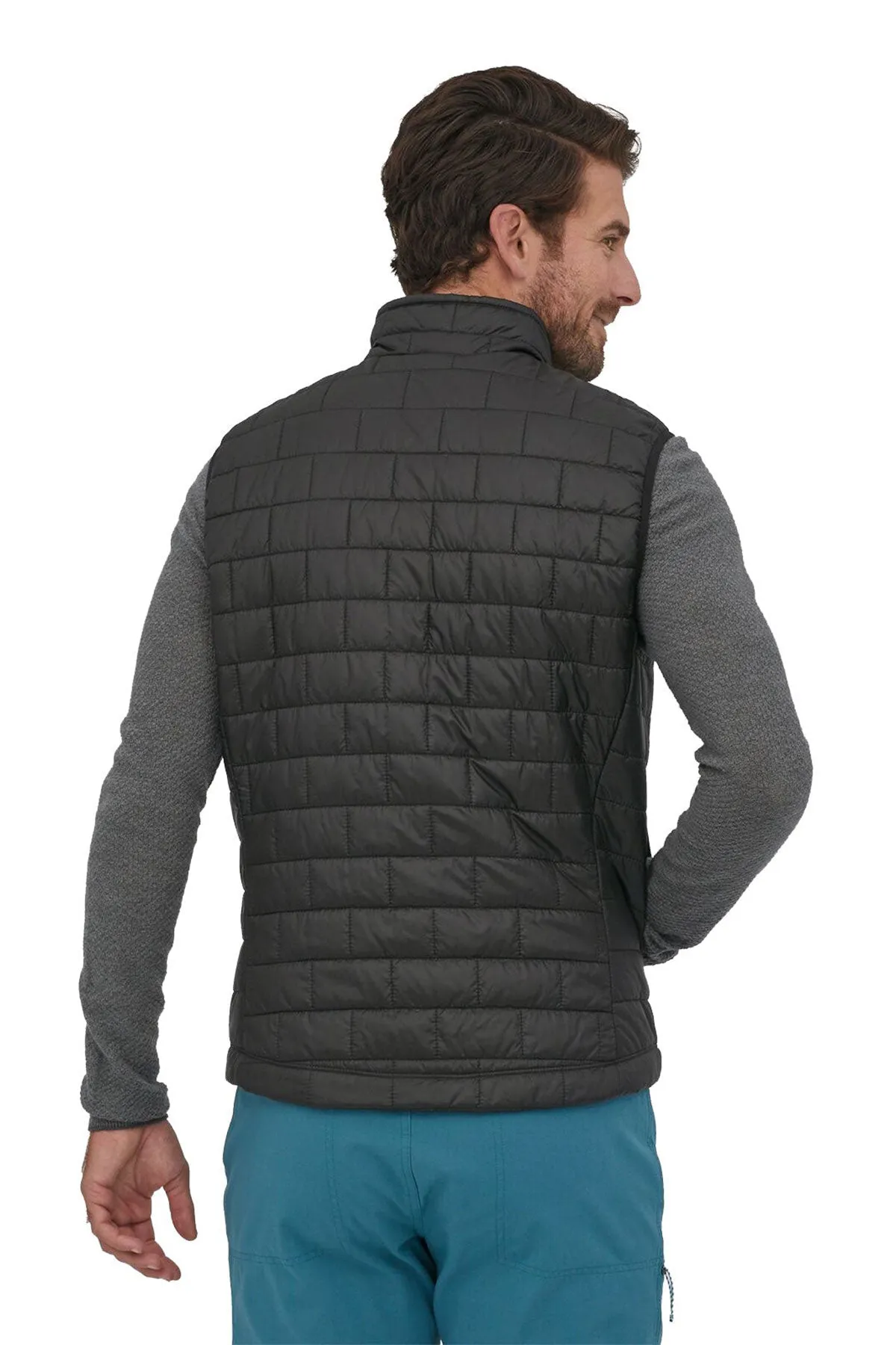 Patagonia Mens Nano Puff Vest, Black [Lucid Motors]