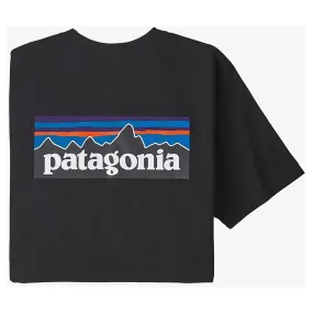 Patagonia Men's P-6 Logo Responsibili-Tee - Black