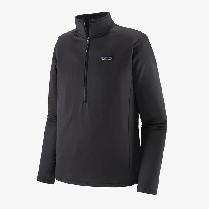 Patagonia Men's R1 Daily Zip-Neck - Ink Black - Black X-Dye