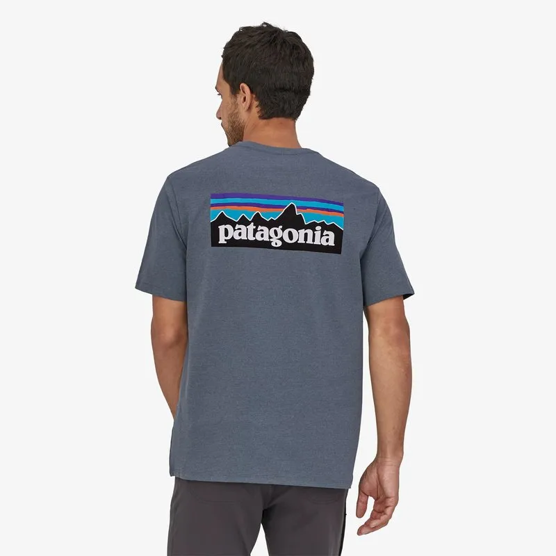 Patagonia - M's P-6 Logo Responsibili-Tee - Plume Grey-