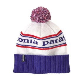 Patagonia Powder Town Beanie Park Stripe / Viking Blue