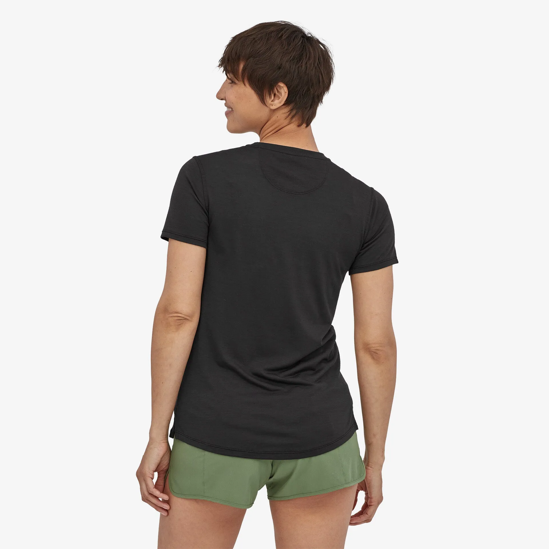 Patagonia Women's Capilene Cool Merino Tee Black