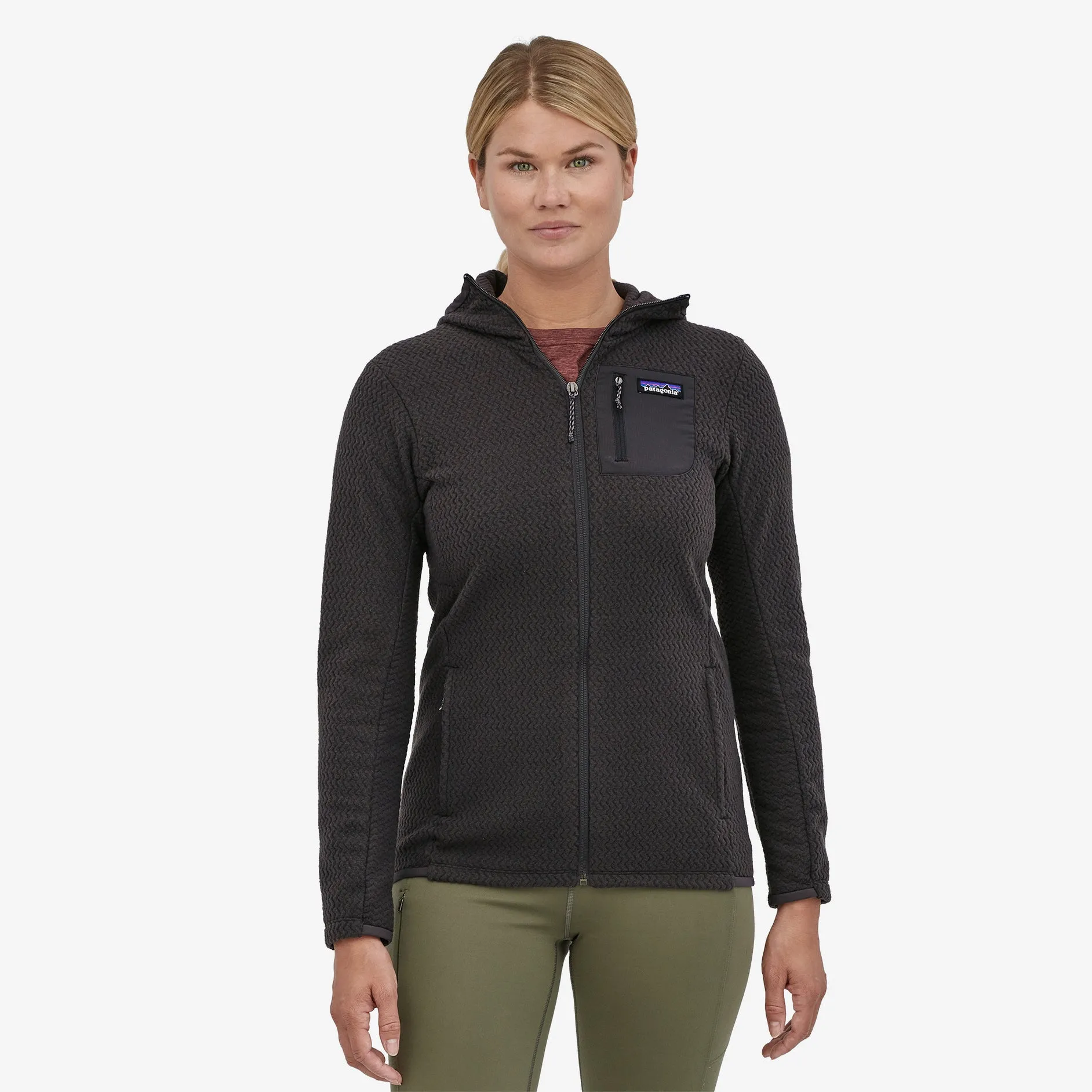 Patagonia Women's R1 Air Full-Zip Hoody Black