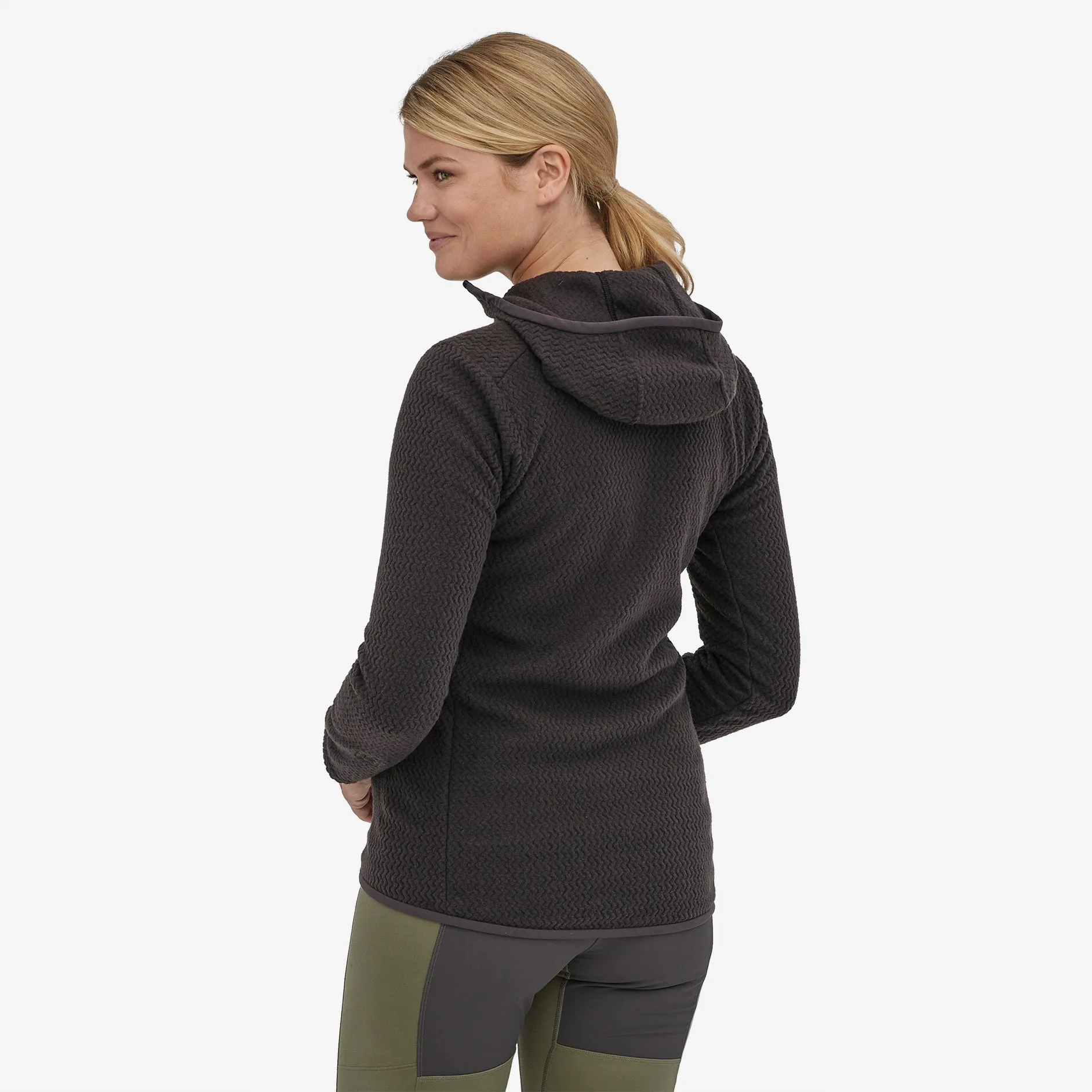 Patagonia Women's R1 Air Full-Zip Hoody Black