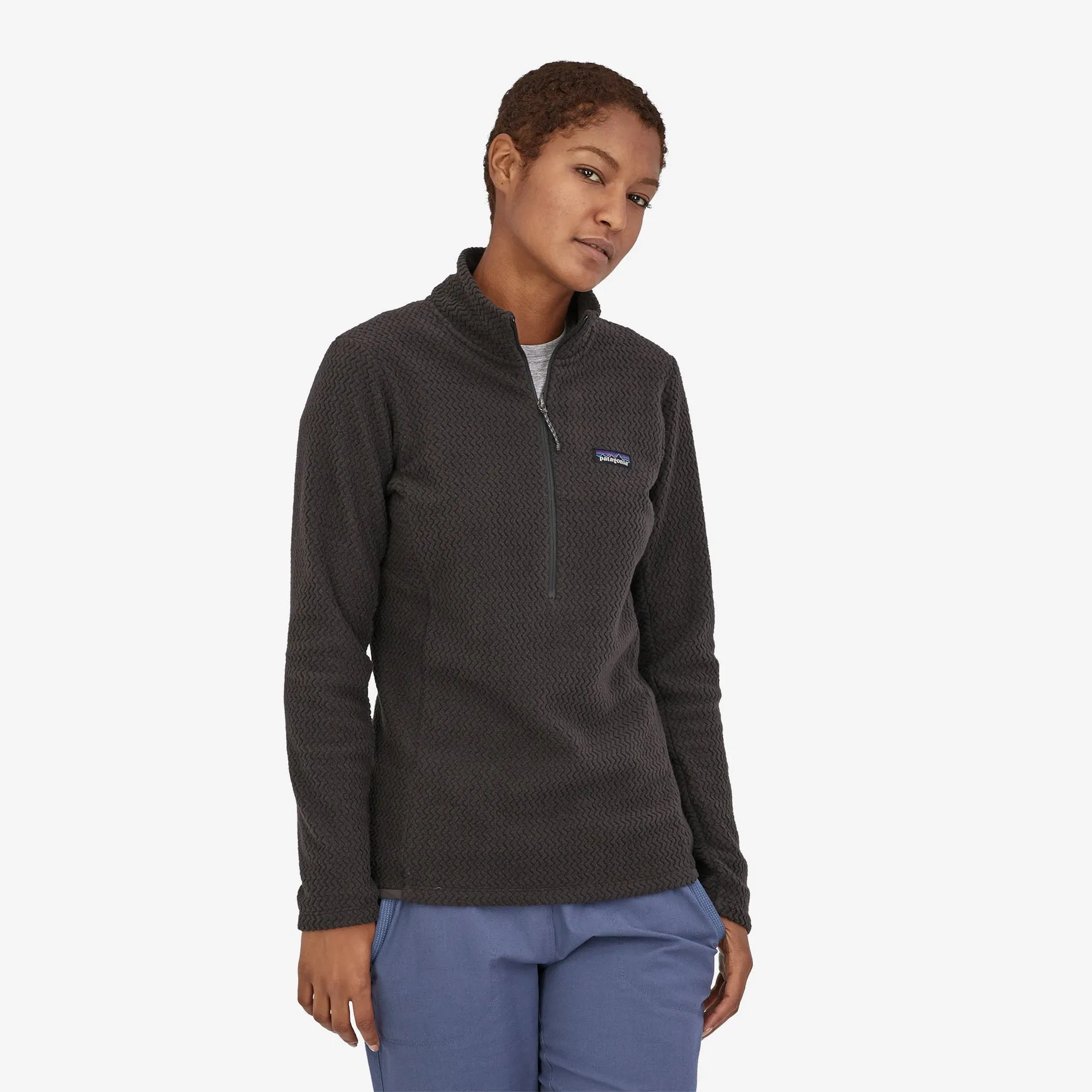 Patagonia Women's R1 Air Zip Neck Black