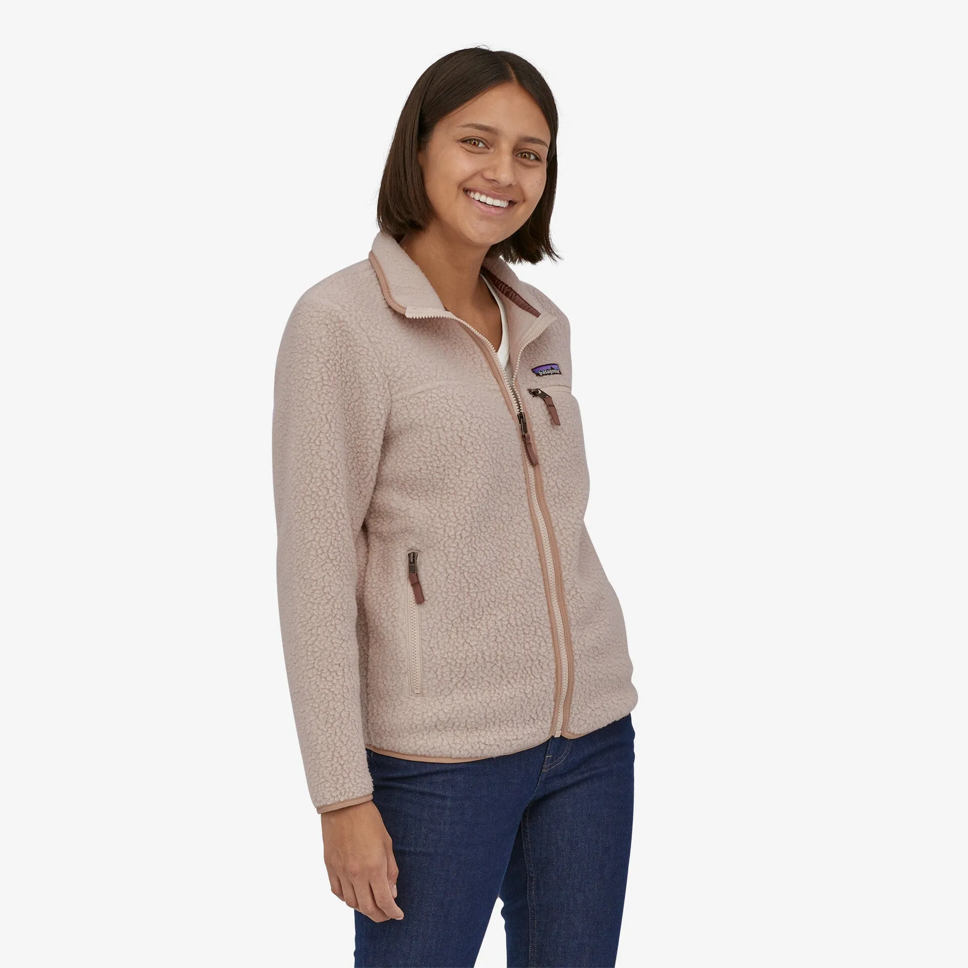 Patagonia Women's Retro Pile Fleece Jacket Shroom Taupe