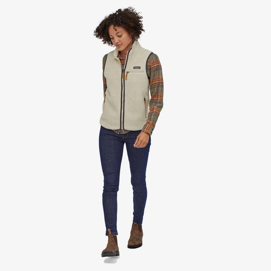 Patagonia - W's Retro Pile Vest - Pelican-