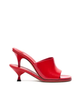 Patent Leather Layered Sandals