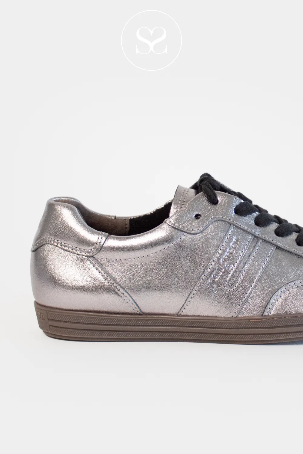 PAUL GREEN 5350 PEWTER LOW PROFILE TRAINERS