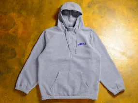Pea Ess See Embroidered Hi-Guard Polar Hooded Fleece - Grey