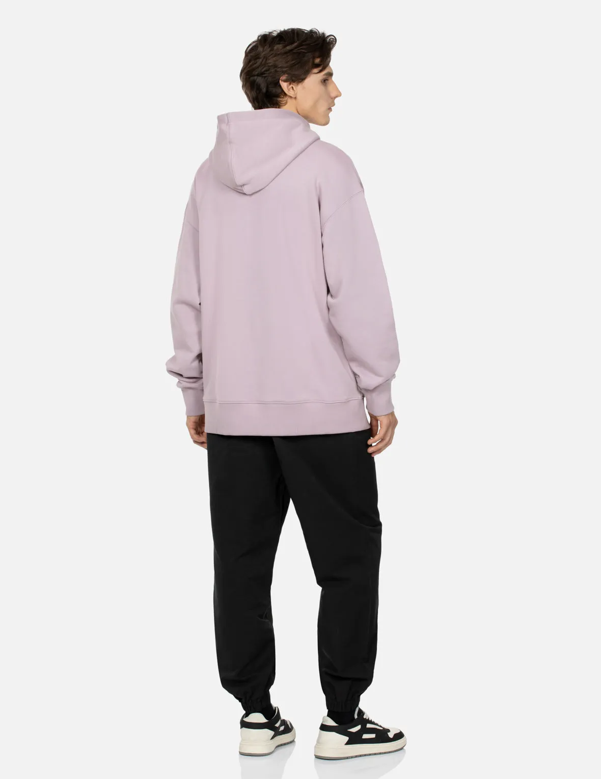 Peeping Godhead Pattern Seagull Print Loose Fit Hoodie