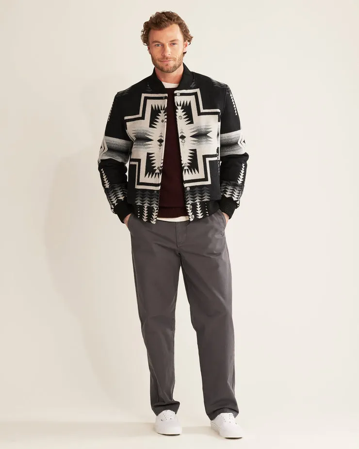 Pendleton Made In USA Quilted Gorge Snap Jacket - Harding Black