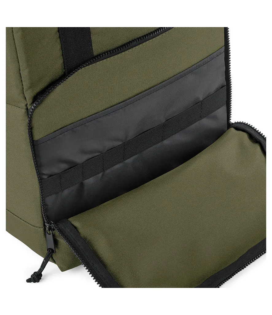 Personalised Recycled Cooler Backpack Military Green, Mustard, Pure Grey or Black