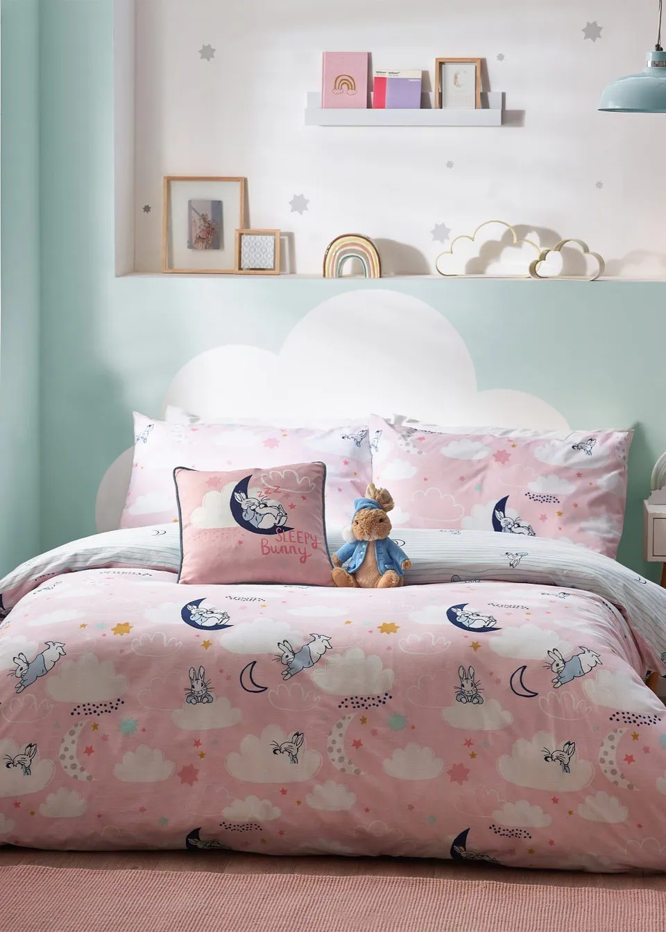 Peter Rabbit™ Sleepy Head Abstract Duvet Cover Set