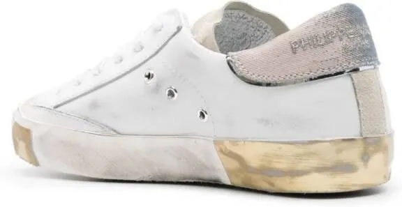 Philippe Model Paris logo-patch sneakers White