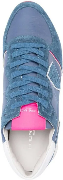 Philippe Model Paris suede low-top sneakers Blue