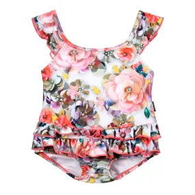 Pink Floral Swimsuit (UPF50+)