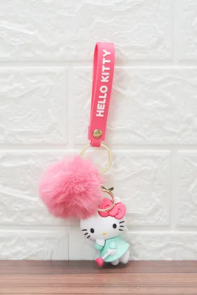 Pink Hello Kitty 3D Key Ring