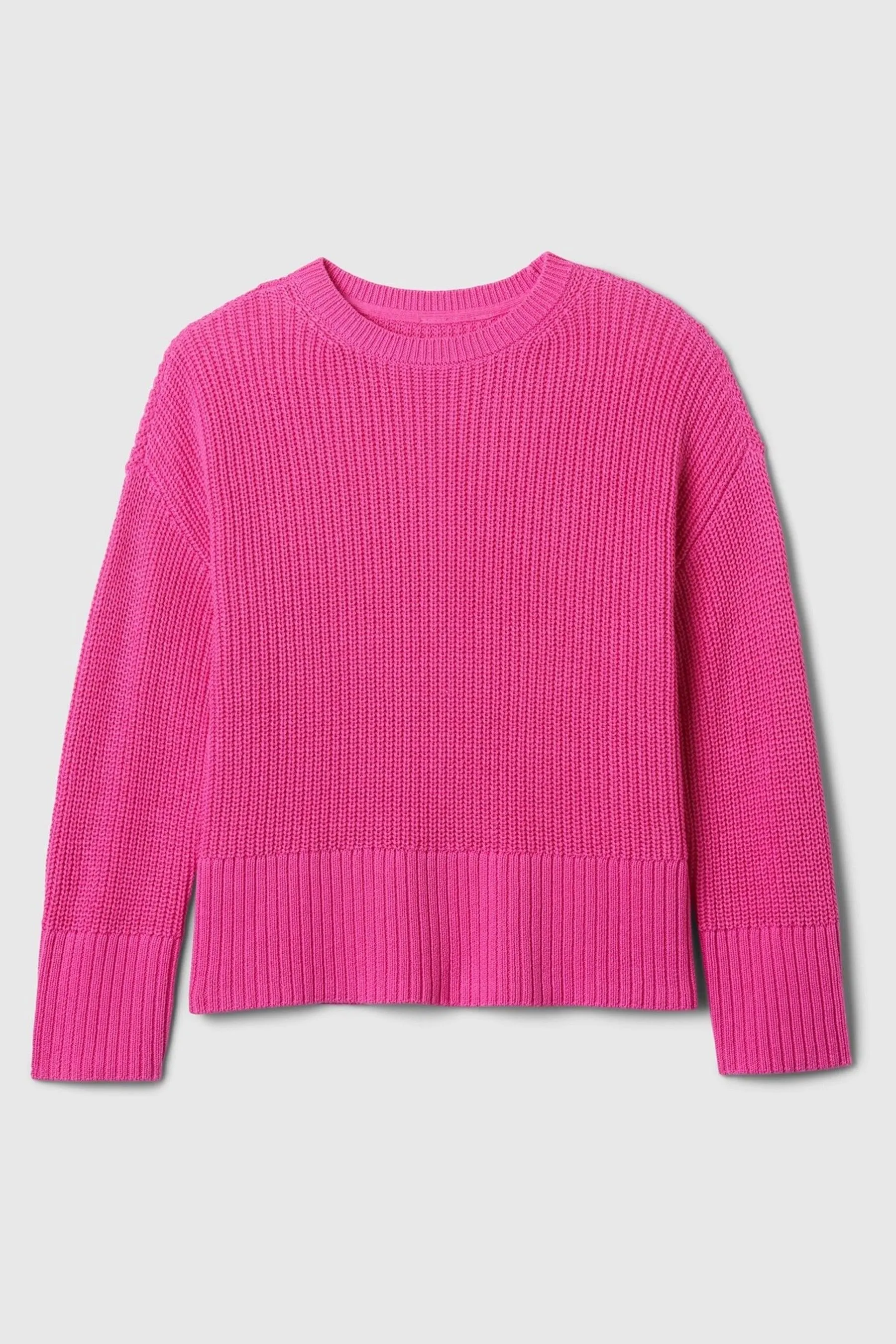 Pink Oversized Jumper (4-13yrs)