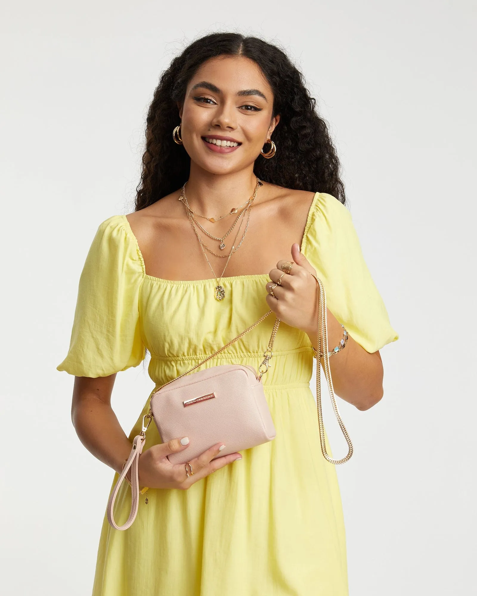 Pink Suri Crossbody Bag